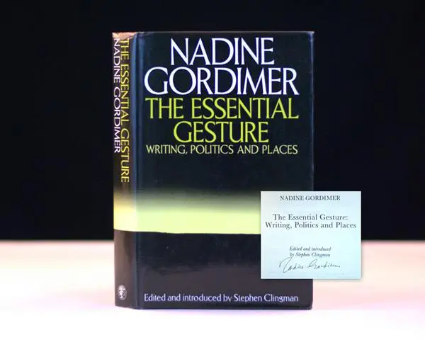 Essential Gesture: Writing, Politics and Places.