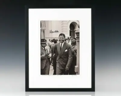 Nelson Mandela Silver Gelatin Print.