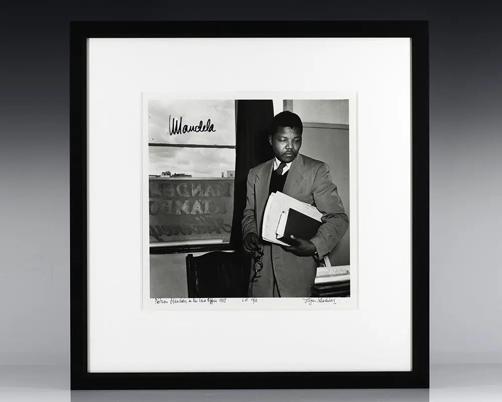 Nelson Mandela Silver Gelatin Print.