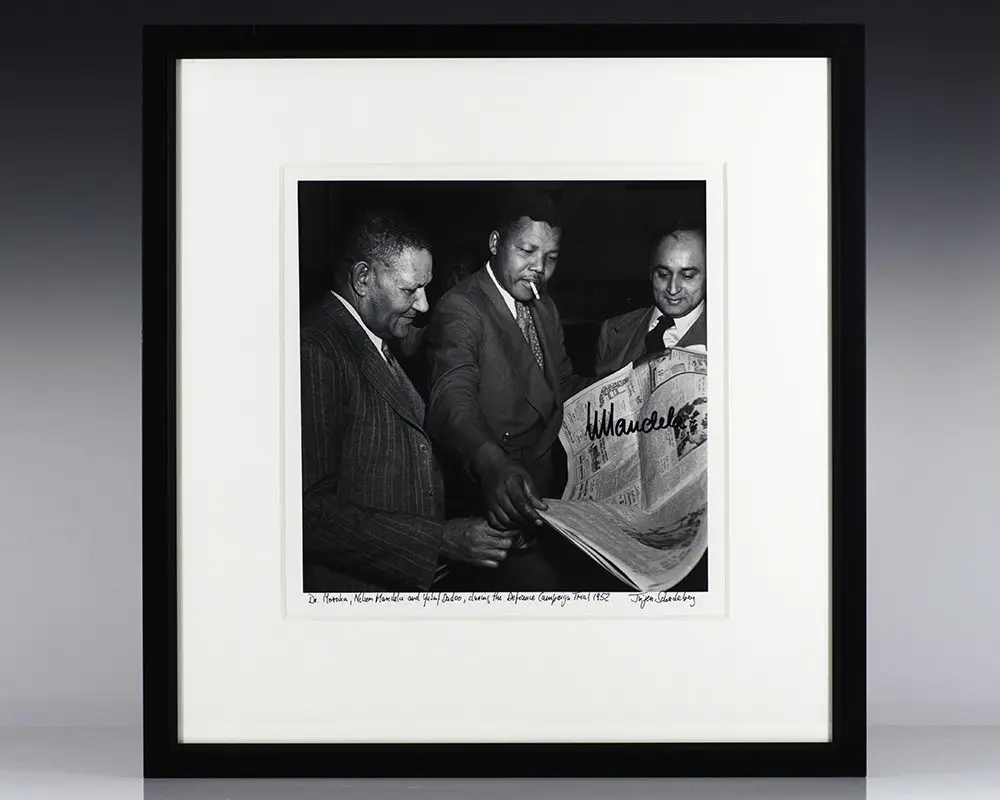 Nelson Mandela Silver Gelatin Print.