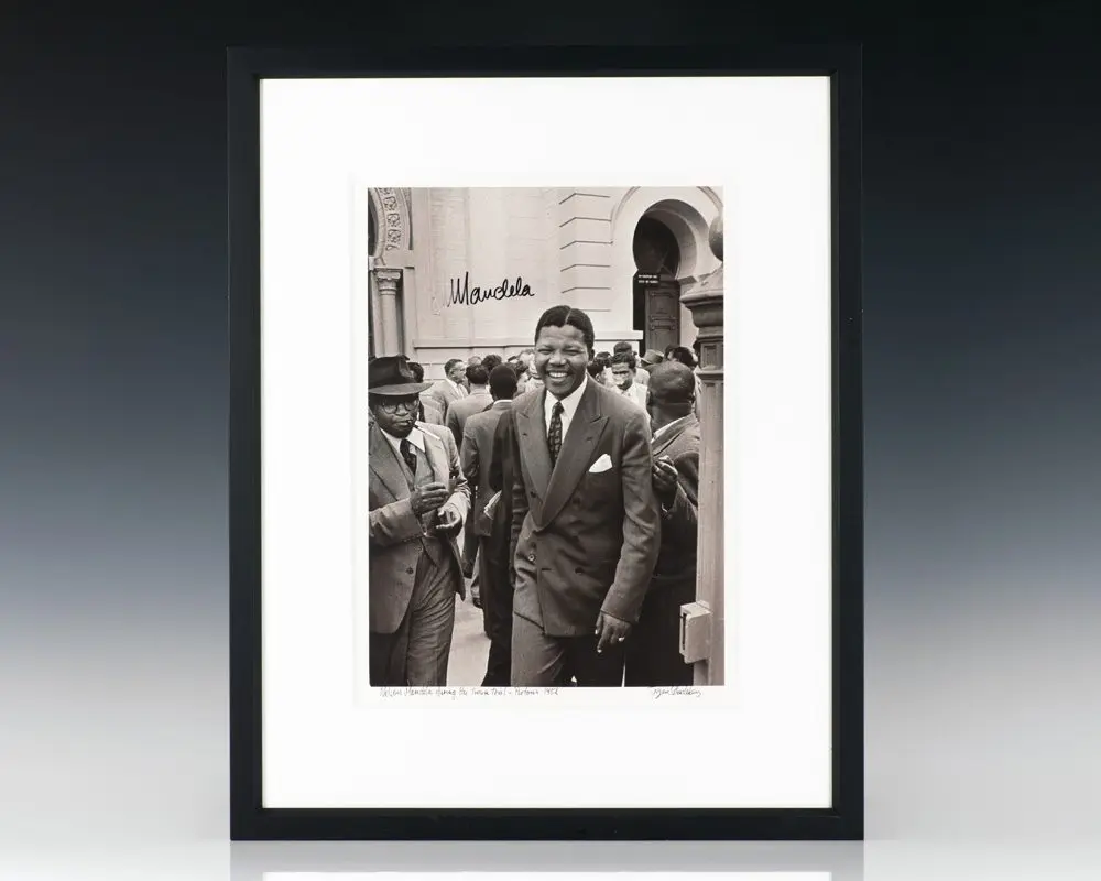 Nelson Mandela Silver Gelatin Print.