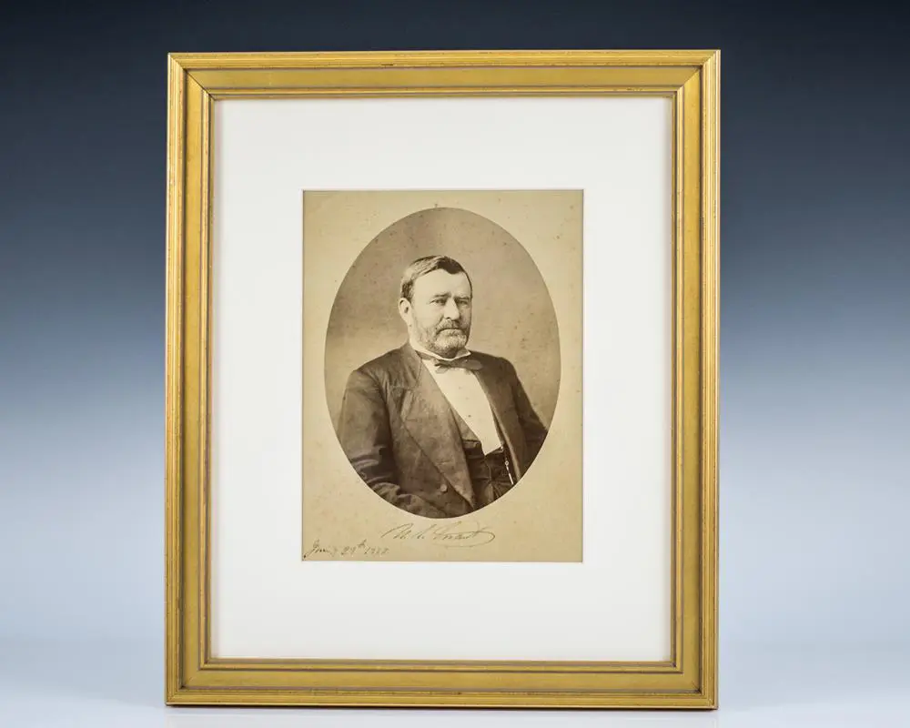 Signed Photograph of  Ulysses S. Grant.