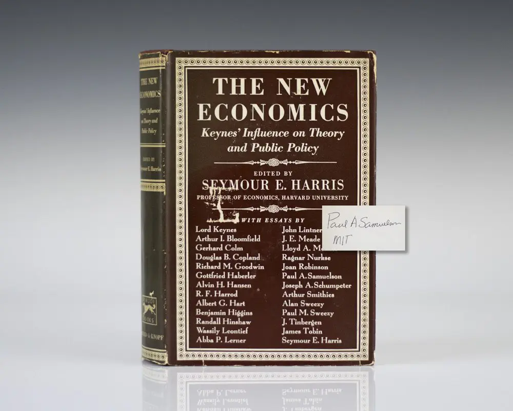The New Economics: Keynes’ Influence on Theory and Public Policy.