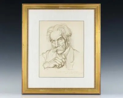 Albert Schweitzer Signed Lithograph.