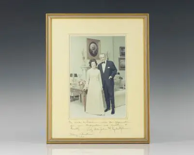 Lyndon B. Johnson Signed Photograph.