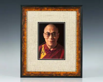 The Dalai Lama Signed Photograph.