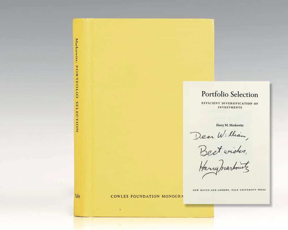 Portfolio Selection: Efficient Diversification of Investments.