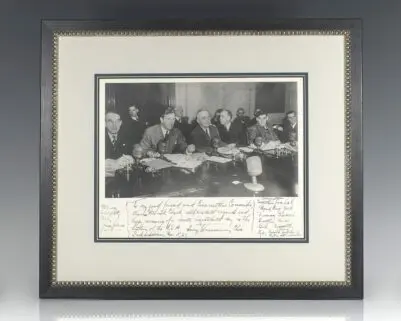 Harry Truman Signed Photograph.
