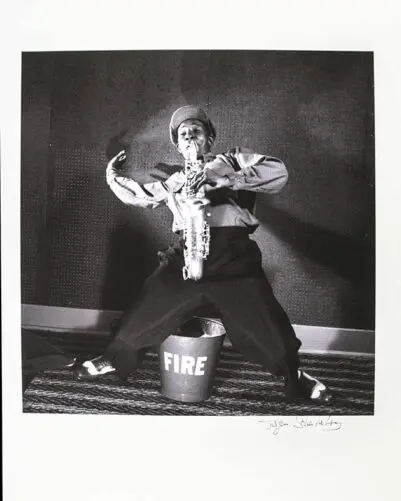 Benni "Banjo" Mrwebi Silver Gelatin Print Signed.