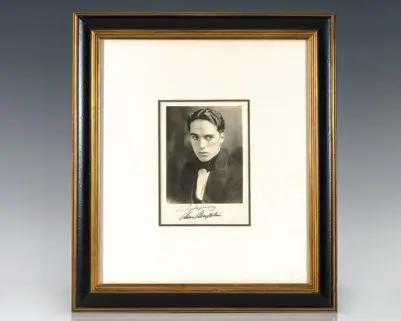 Charlie Chaplin Signed Photograph.