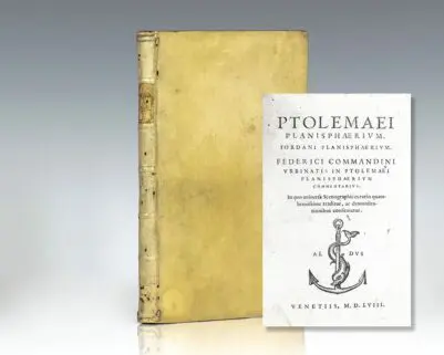 Ptolemaei Planisphaerium. Iordani Planisphaerium. Federici Commandini Urbrinatis in Ptolemaei Planisphaerium Commentarius.