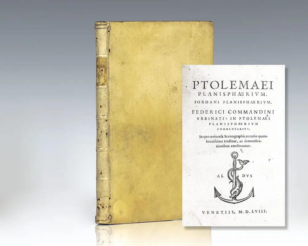 Ptolemaei Planisphaerium. Iordani Planisphaerium. Federici Commandini Urbrinatis in Ptolemaei Planisphaerium Commentarius.