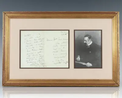 Stanford White Autograph Letter Signed.