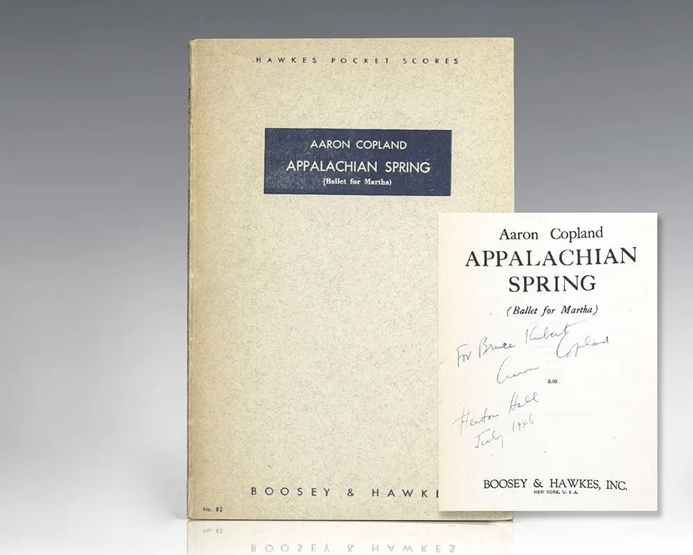 Appalachian Spring. (Ballet for Martha).