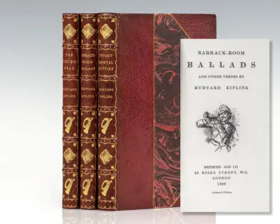 Barrack-Room Ballads, Departmental Duties, and The Seven Seas.