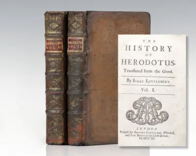 The History of Herodotus. Translated from the Greek. By Isaac Littlebury.
