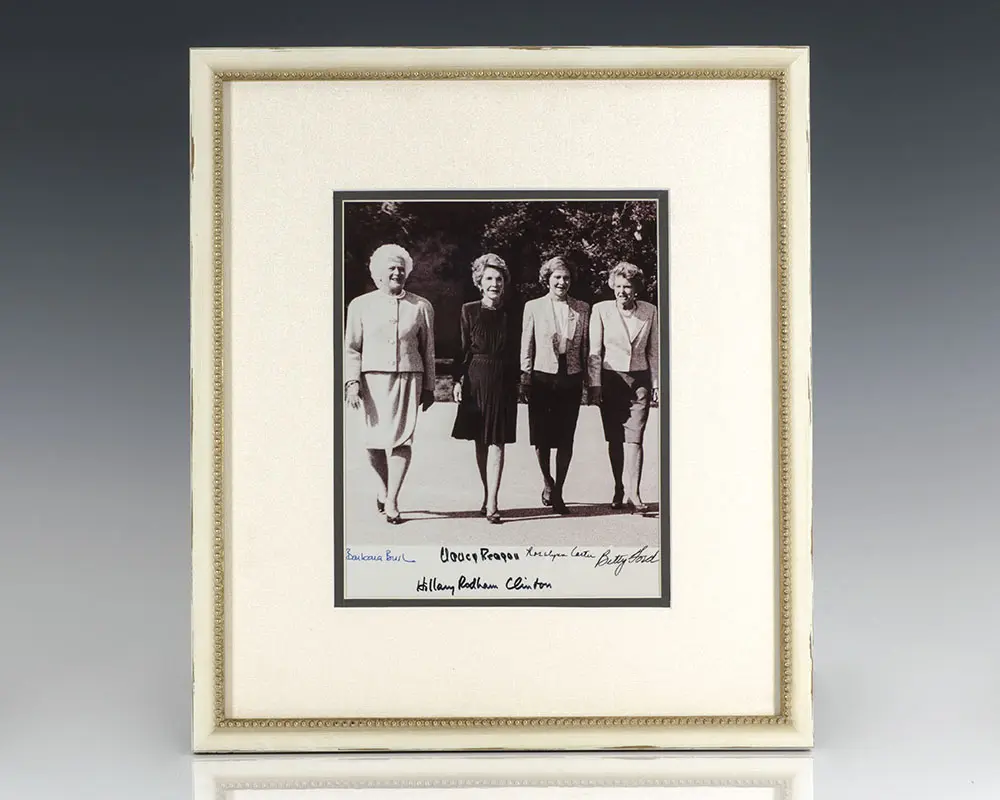 Five First Ladies Signed Photograph.