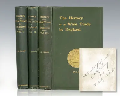 The History of the Wine Trade in England.