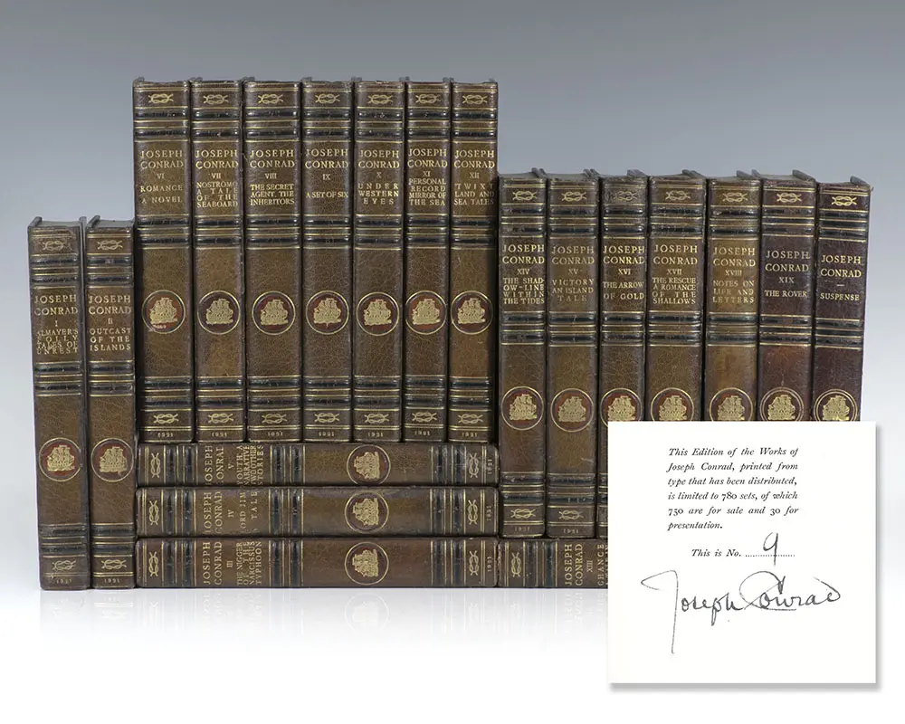The Works of Joseph Conrad: Signed Limited Edition [Including Almayer’s Folly; An Outcast of the Islands; The Nigger of the Narcissus; Heart of Darkness; Lord Jim; Nostromo; The Secret Agent; Under Western Eyes].