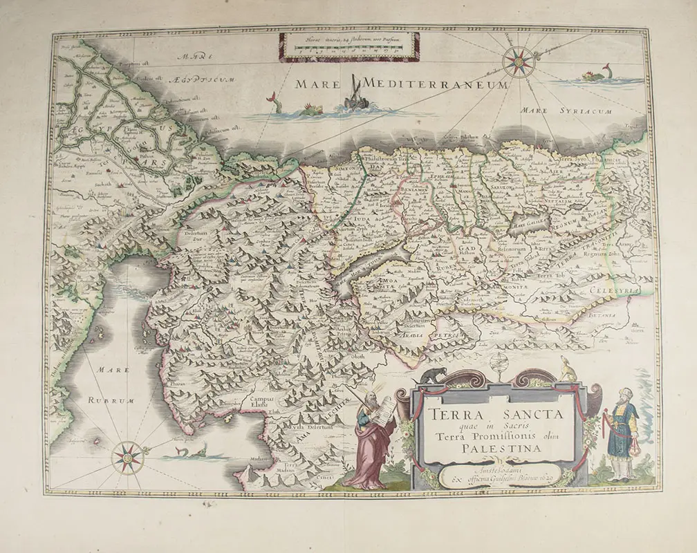 Terra Sancta quae in Sacris Terra Promissionis olim Palestina [Holy Land Map]