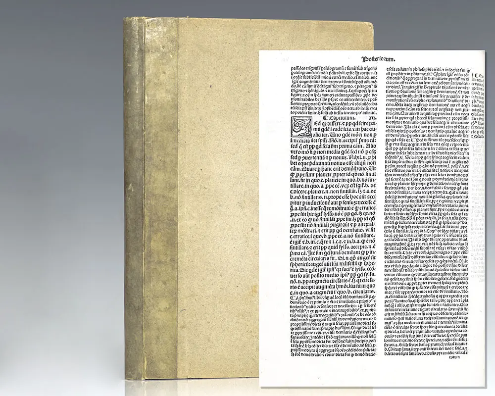 Analytica Posteriora [bound with] Quaestiones super XII libros Metaphysicae Aristotelis.