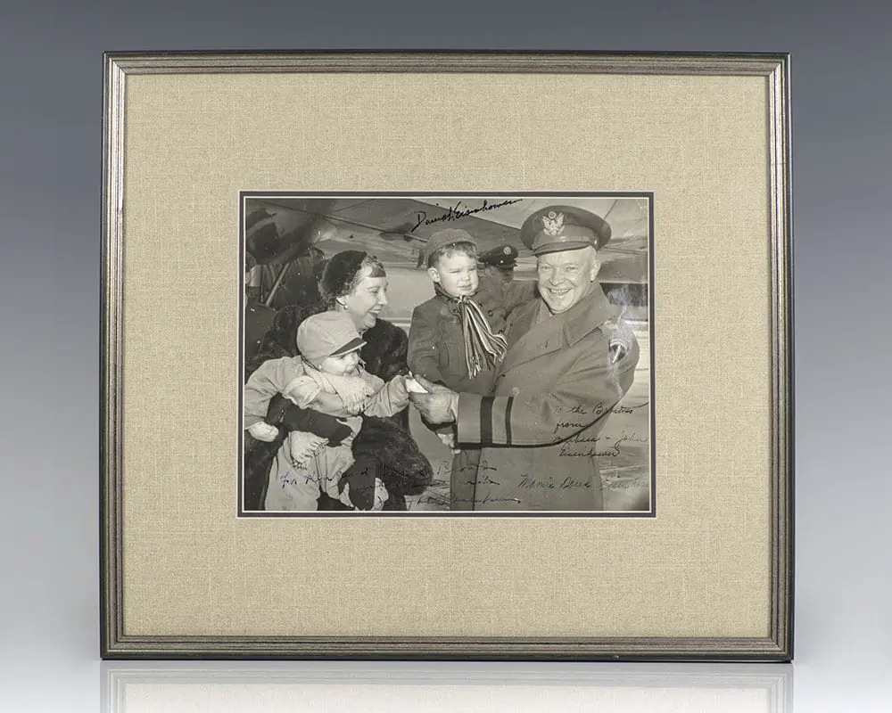 Signed Photograph of Presidents Herbert Hoover & Harry S. Truman.
