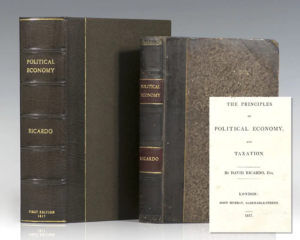 On The Principles of Political Economy and Taxation.