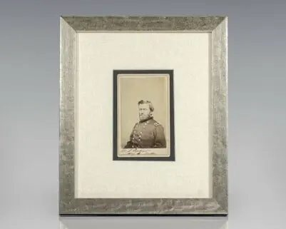 Ulysses S. Grant Signed Carte de Visite.