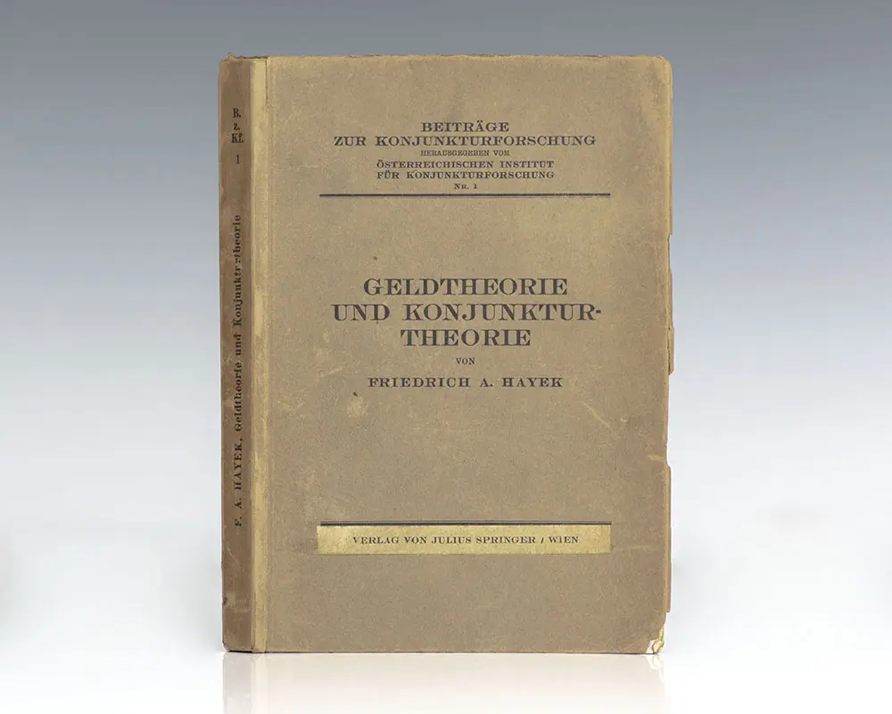 Geldtheorie Und Konjunkturtheorie. [Monetary Theory and the Trade Cycle].