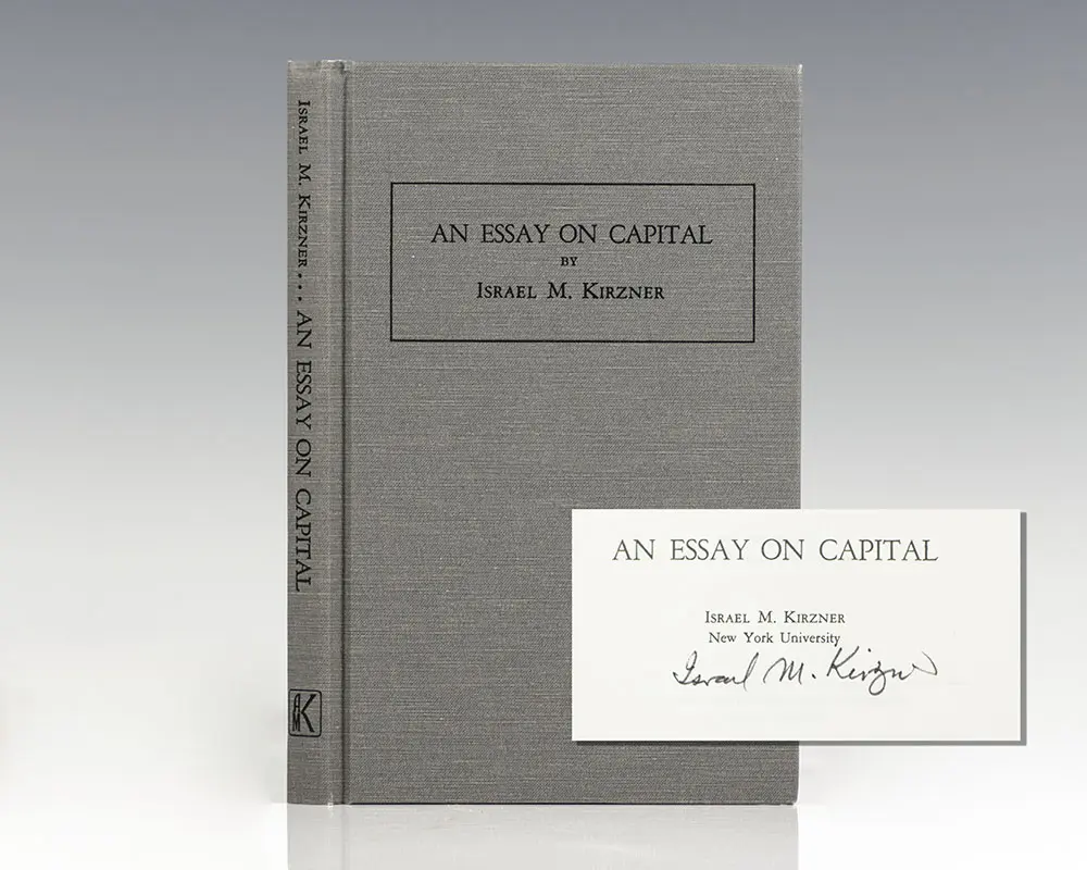 An Essay on Capital.