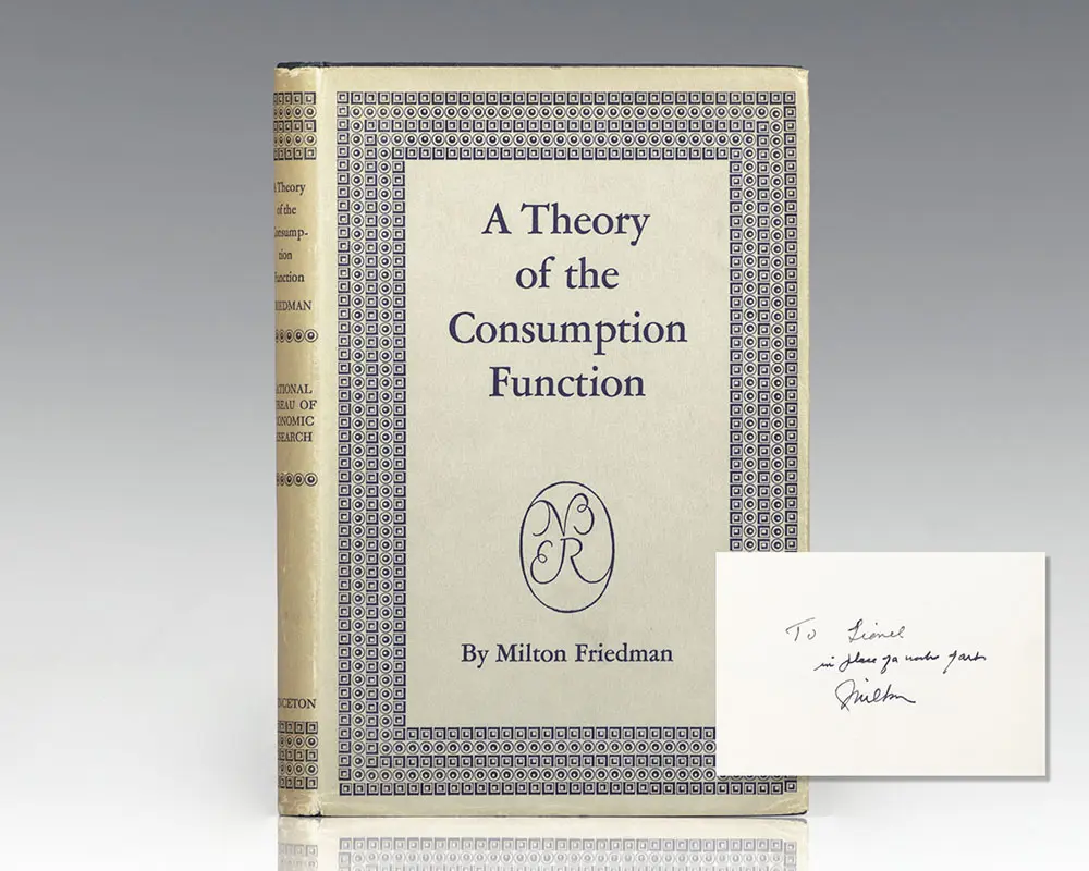 A Theory of the Consumption Function.