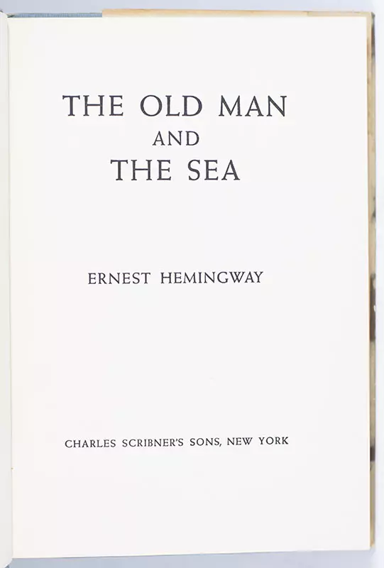The Old Man and the Sea.