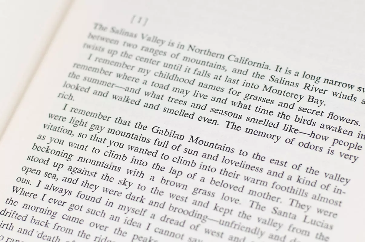 East of Eden.
