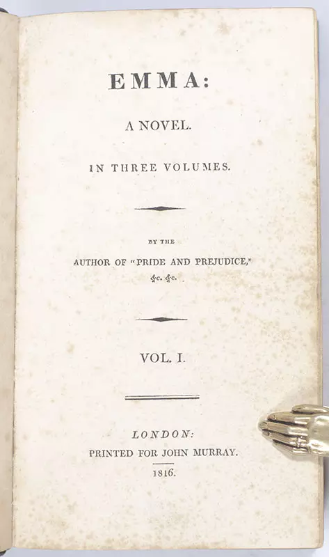 Emma: A Novel. By the Author of "Pride and Prejudice."