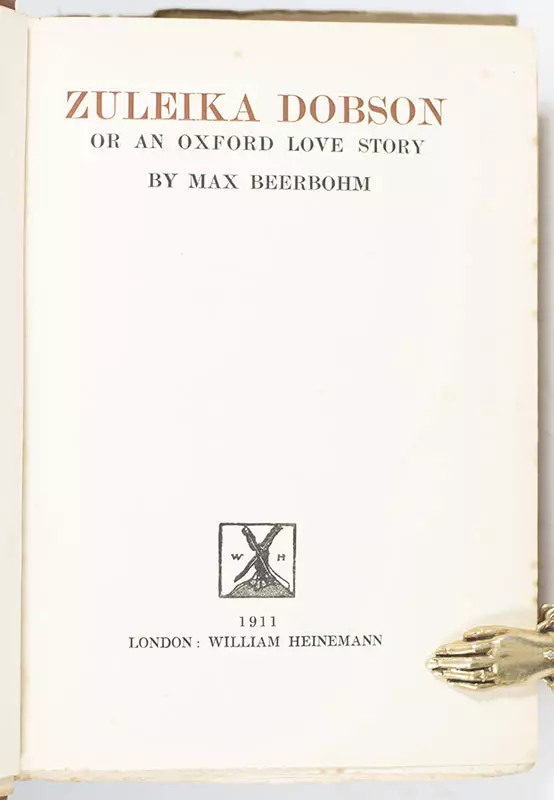 Zuleika Dobson or An Oxford Love Story.