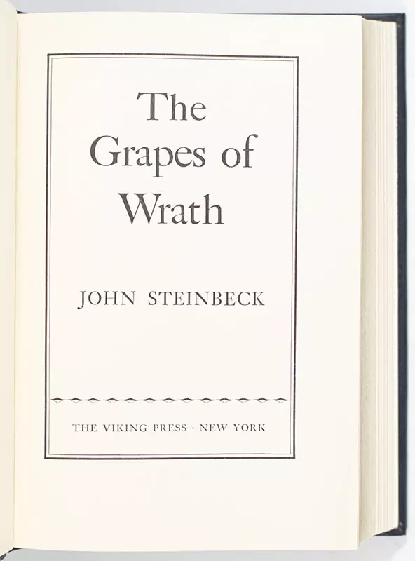 The Grapes of Wrath.