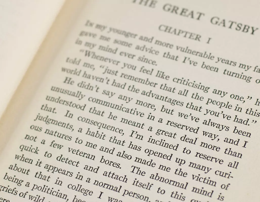 The Great Gatsby.