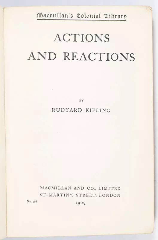 Actions and Reactions.