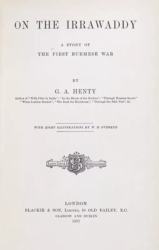 On the Irrawaddy: A Story of The First Burmese War.