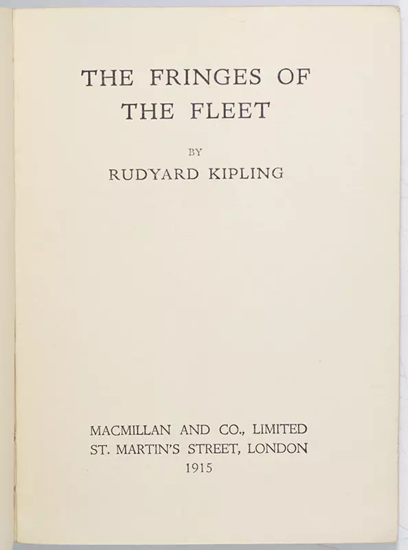 The Fringes of the Fleet.