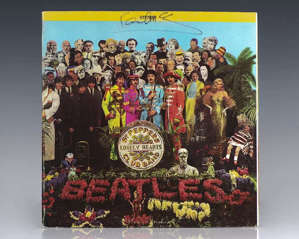 Paul McCartney Signed Sgt. Pepper’s Lonely Hearts Club Band LP.