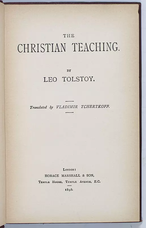 The Christian Teaching.