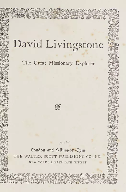 David Livingstone: The Great Missionary Explorer.