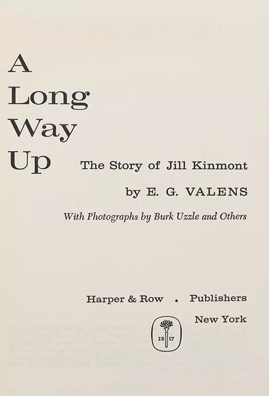 A Long Way Up: The Story of Jill Kinmont.