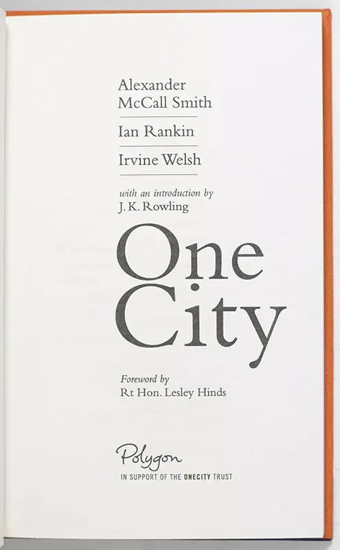 One City.