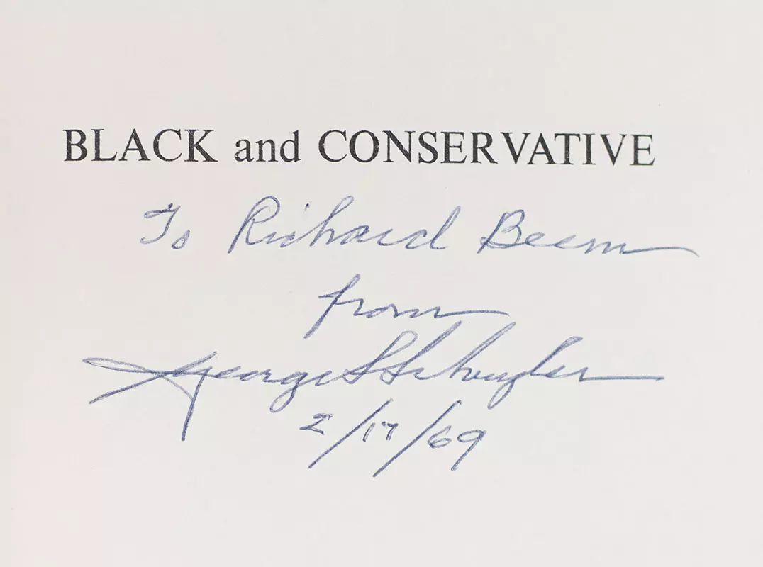 Black and Conservative: The Autobiography of George S. Schuyler.