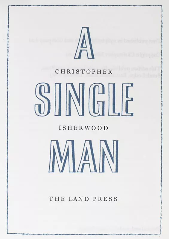 A Single Man.