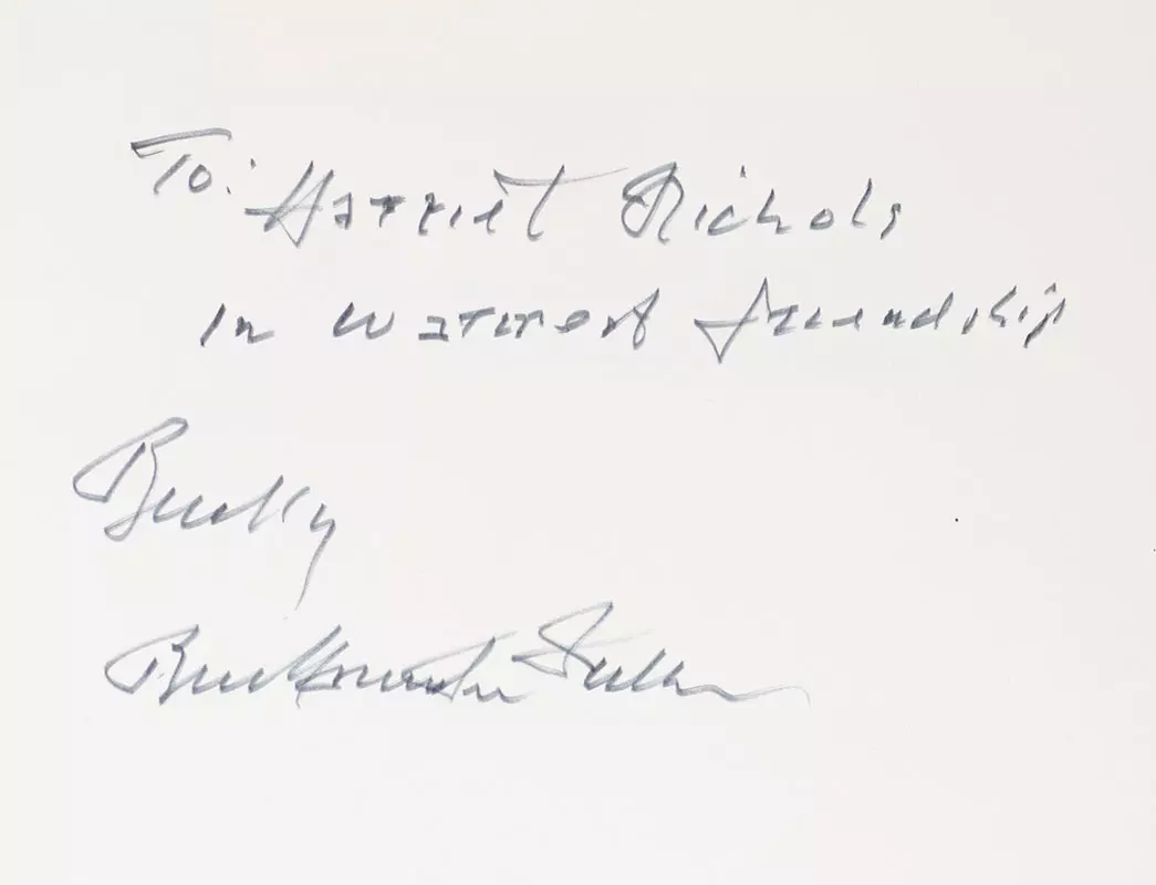 Buckminster Fuller: An Autobiographical Monologue Scenario.