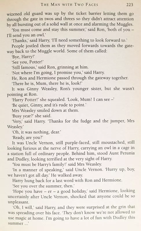 Harry Potter and the Philosopher’s Stone.