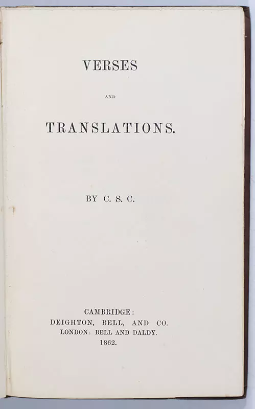 Verses and Translations.